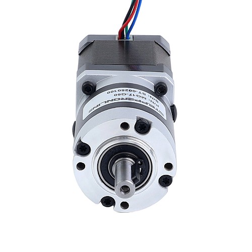 Nema 17 ステッピングモーター バイポーラ L=48mm w/ 減速比 20:1 MG シリーズプラネタリーギアボックス - 17HS19-1684S-MG20 | StepperOnline