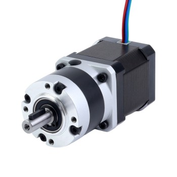 Nema 17 ステッピングモーター バイポーラ L=48mm w/ 減速比 5:1 MG シリーズプラネタリーギアボックス