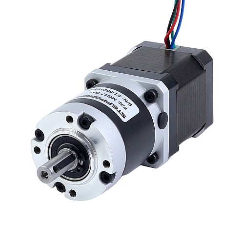 Nema 17 ステッピングモーター バイポーラ L=48mm w/ 減速比 50:1 MG シリーズプラネタリーギアボックス - 17HS19-1684S-MG50 | StepperOnline