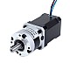 Nema 17 ステッピングモーター バイポーラ L=60mm w/ 減速比 10:1 MG シリーズプラネタリーギアボックス - 17HS24-2104S-MG10 | StepperOnline