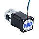 Nema 17 ステッピングモーター バイポーラ L=60mm w/ 減速比 10:1 MG シリーズプラネタリーギアボックス - 17HS24-2104S-MG10 | StepperOnline