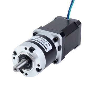 Nema 17 ステッピングモーター バイポーラ L=60mm w/ 減速比 50 MG シリーズプラネタリーギアボックス