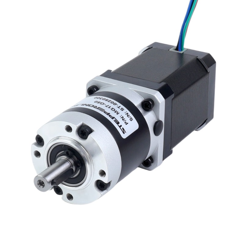 Nema 17 ステッピングモーター バイポーラ L=60mm w/ 減速比 50 MG シリーズプラネタリーギアボックス - 17HS24-2104S-MG50 | StepperOnline