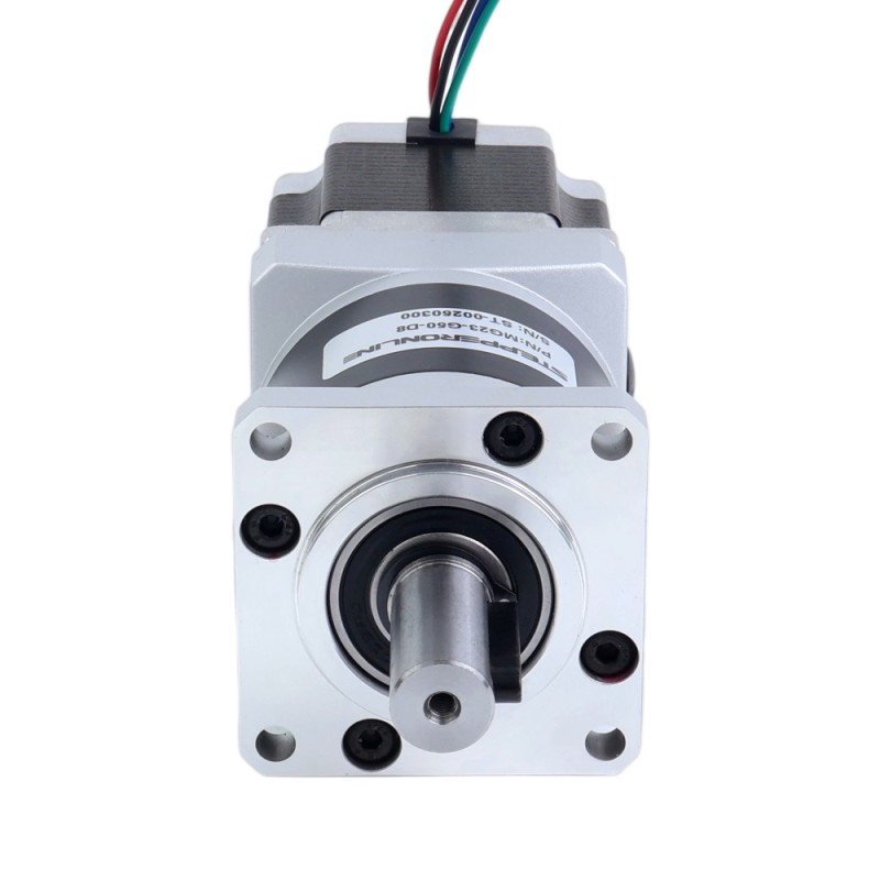 Nema 23 ステッピングモーター バイポーラ L=54.5mm w/ 減速比 50:1 MG シリーズプラネタリーギアボックス - 23HS22-2904S-MG50 | StepperOnline
