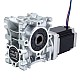 Nema 23 ステッピングモーター 76mm ギア比 15:1 ウォームギアボックスNMRVS30ウォームギア減速機 - 23HS30-2804S-RVS30-G15 | StepperOnline Nema 23 ステッピングモーター 76mm ギア比 15:1 ウォームギアボックスNMRVS30ウォームギア減速機 - 23HS30-2804S-RVS30-G15 | StepperOnline