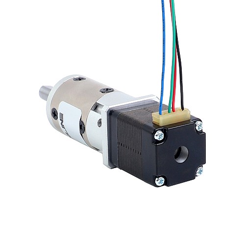 Nema 8 ステッピングモーター バイポーラ L=28mm 減速比10:1 EGシリーズプラネタリーギアボックス - 8HS11-0204S-EGS10 | StepperOnline