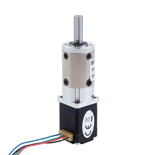 Nema 8 ステッピングモーター バイポーラ L=28mm 減速比10:1 EGシリーズプラネタリーギアボックス - 8HS11-0204S-EGS10 | StepperOnline