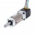 Nema 8 ステッピングモーター バイポーラ L=28mm 減速比20:1 EGシリーズプラネタリーギアボックス