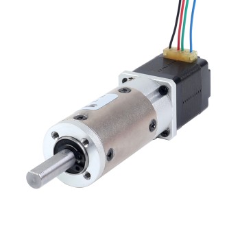 Nema 8 ステッピングモーター バイポーラ L=28mm 減速比50:1 EGシリーズプラネタリーギアボックス