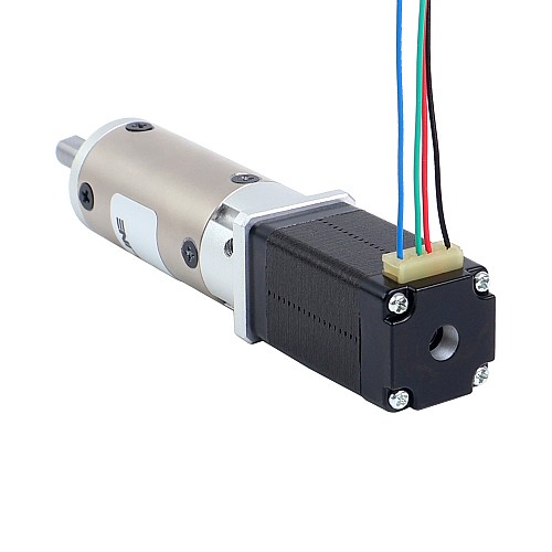 Nema 8 ステッピングモーター バイポーラ L=39.3mm 減速比100:1 EGシリーズプラネタリーギアボックス - 8HS15-0604S-EGS100 | StepperOnline