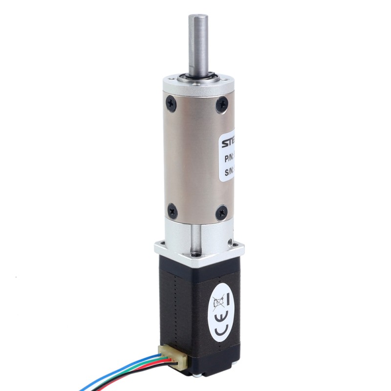 Nema 8 ステッピングモーター バイポーラ L=39.3mm 減速比100:1 EGシリーズプラネタリーギアボックス - 8HS15-0604S-EGS100 | StepperOnline
