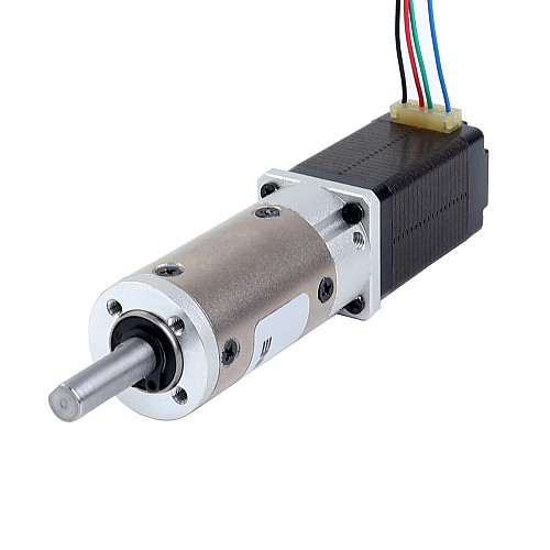 Nema 8 ステッピングモーター バイポーラ L=39.3mm 減速比50:1 EGシリーズプラネタリーギアボックス - 8HS15-0604S-EGS50 | StepperOnline