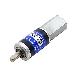 ブラシ付き 12V DC ギアモーター4.6Kg.cm/20.6RPM w/ 509:1 遊星ギアボックス
