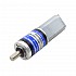 ブラシ付き 12V DC ギアモーター1.1Kg.cm/98RPM w/ 107:1 遊星ギアボックス