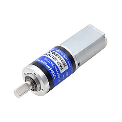 ブラシ付き 12V DC ギアモーター0.7Kg.cm/164RPM w/ 64:1 遊星ギアボックス