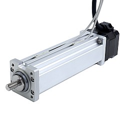 Nema 17 ボールねじ 電動シリンダー 2.5A ストローク 200mm 0.7Nm(99.13oz.in) リード 10mm(0.3937")リミットスイッチ付き