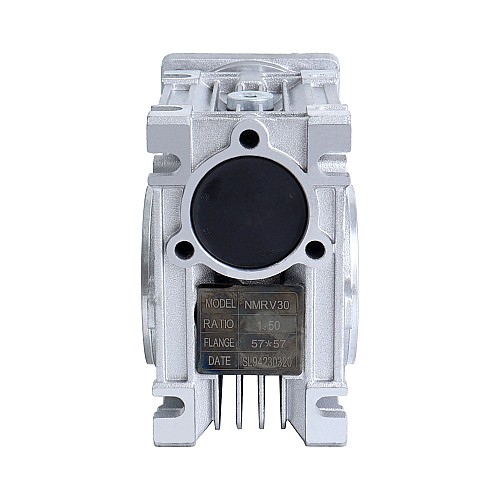 50:1 ウォームギアボックス NMRV30 ウォームギア減速機 11mm 入力シャフト径