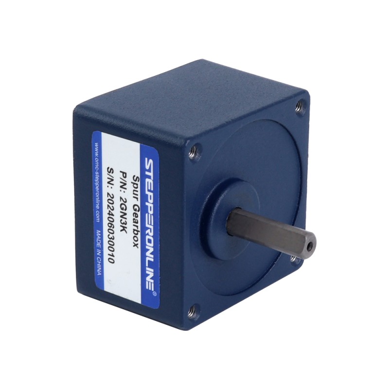 24V 15W 1000RPM ギアボックス付きブラシレス DC モーター 0.12Nm(16.99oz.in) 3:1 平ギアボックス - F2B15-24GN-30S/2GN3K | StepperOnline