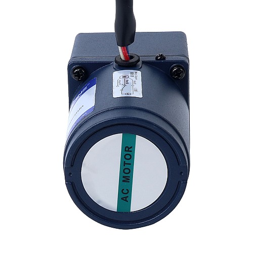 単相 110VAC 6W 60Hz フランジ 60mm ギア比 20:1 平歯車ボックス AC 誘導モーター 単相 110VAC 6W 60Hz フランジ 60mm ギア比 20:1 平歯車ボックス AC 誘導モーター