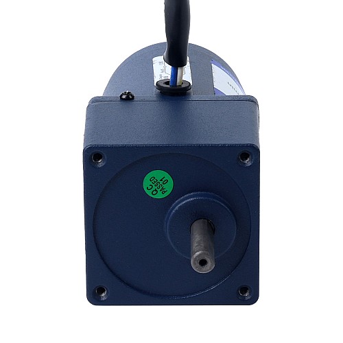 単相 110VAC 6W 60Hz フランジ 60mm ギア比 20:1 平歯車ボックス AC 誘導モーター 単相 110VAC 6W 60Hz フランジ 60mm ギア比 20:1 平歯車ボックス AC 誘導モーター