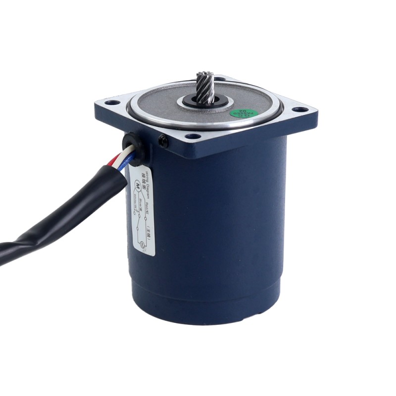 単相 220VAC 6W 50Hz フランジ 60mm ギア比 50:1 平歯車ボックス AC 誘導モーター