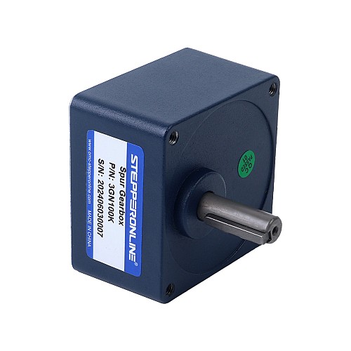 単相 110VAC 15W 60Hz フランジ 70mm ギア比 100:1 平歯車ボックス AC 誘導モーター