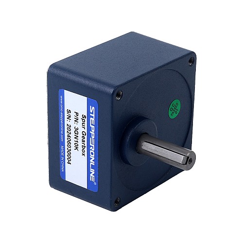 15W 110VAC 60Hz 9-155RPM 0.74Nm(104.79oz.in) フランジ 70mm 平歯車ボックス 単相 AC 可変速モーター - 3IK15RGN-A/3GN10K | StepperOnline