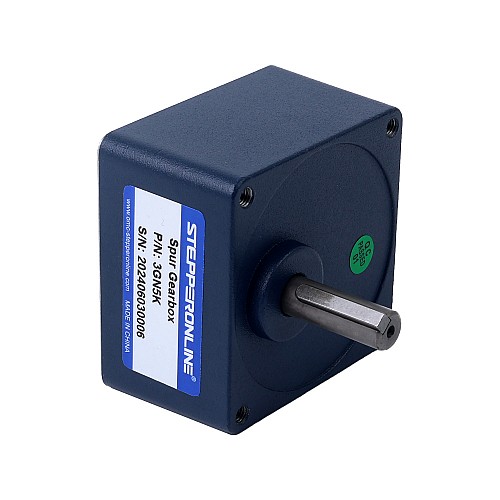 単相 110VAC 15W 60Hz フランジ 70mm ギア比 5:1 平歯車ボックス AC 誘導モーター