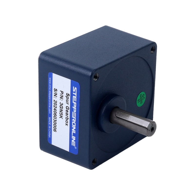 48V 40W 600RPM ギアボックス付きブラシレス DC モーター 0.52Nm(73.64oz.in) 5:1 平ギアボックス - F3B40-48GN-30S/3GN5K | StepperOnline