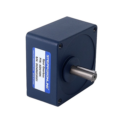 3相 220VAC/380VAC 25W 50/60Hz フランジ 80mm ギア比 100:1 平歯車ボックス AC 誘導モーター