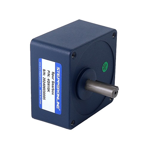 単相 220VAC 25W 50Hz フランジ 80mm ギア比 10:1 平歯車ボックス AC 誘導モーター