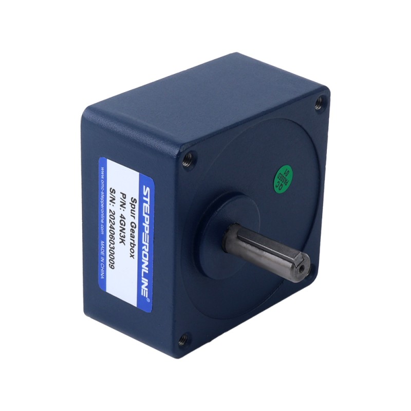 25W 110VAC 60Hz 30-516.67RPM 0.36Nm(50.98oz.in) フランジ 80mm 平歯車ボックス 単相 AC 可変速モーター - 4IK25RGN-A/4GN3K | StepperOnline