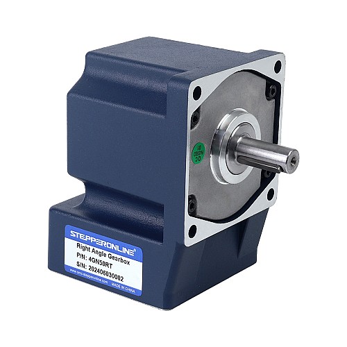 24V 40W 60RPM ギア付き BLDC モーター 4.59Nm(650.34oz.in) 50:1 直角ギアボックス - F4B40-24GN-30S/4GN50RT | StepperOnline 24V 40W 60RPM ギア付き BLDC モーター 4.59Nm(650.34oz.in) 50:1 直角ギアボックス - F4B40-24GN-30S/4GN50RT | StepperOnline
