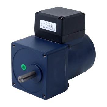 ドイツセール - 25W 220VAC 50Hz 45RPM 4.04Nm(572.11oz.in) フランジ 80mm 平歯車ボックス 単相 AC 誘導モーター