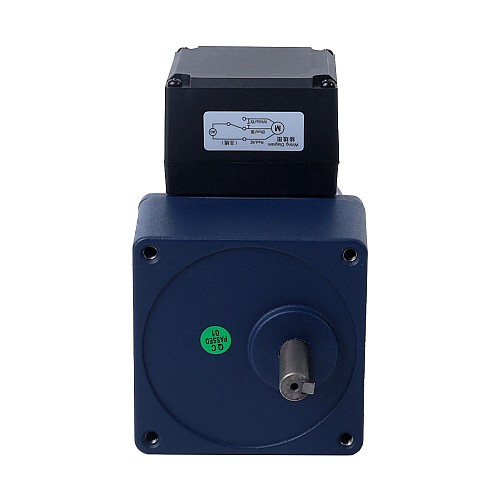 3相 220VAC/380VAC 25W 50/60Hz フランジ 80mm ギア比 50:1 平歯車ボックス AC 誘導モーター