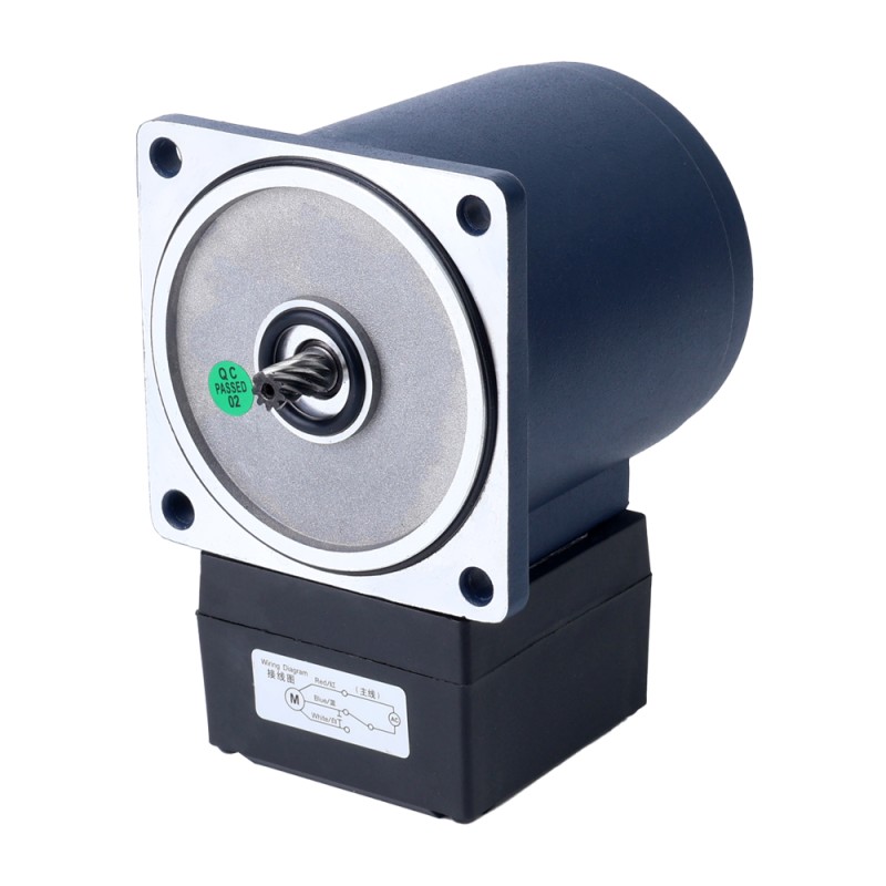 単相 220VAC 25W 50Hz フランジ 80mm ギア比 20:1 平歯車ボックス AC 誘導モーター