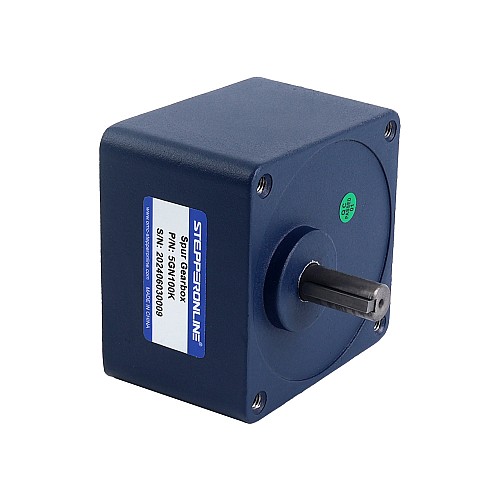 3相 220VAC/380VAC 40W 50/60Hz フランジ 90mm ギア比 100:1 平歯車ボックス AC 誘導モーター
