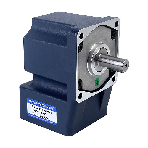 120W 220VAC 50Hz 0.9-13.5RPM 40.00Nm(5664.4oz.in) フランジ 90mm ライトアングルギアボックス単相AC可変速モーター - 5IK120RGU-CF/5GU100RT | StepperOnline