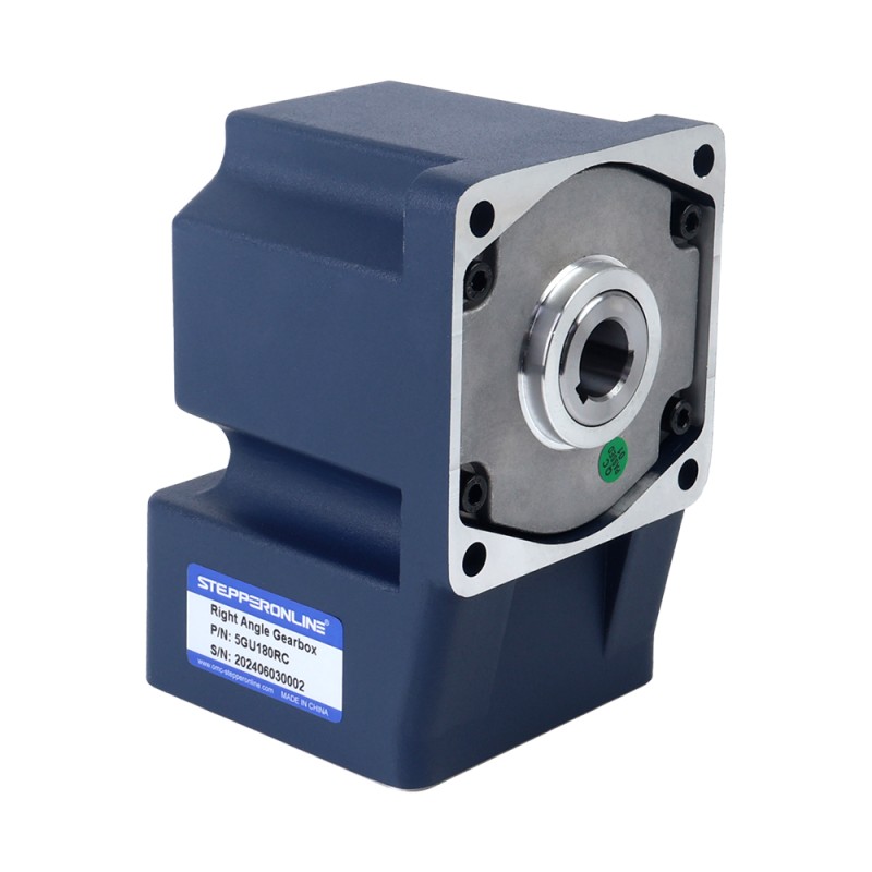 90W 110VAC 60Hz 7.5RPM 40.00Nm(5664.47oz.in) フランジ 90mm ライトアングルギアボックス中空軸単相AC誘導モーター - 5IK90GU-AFT/5GU180RC | StepperOnline