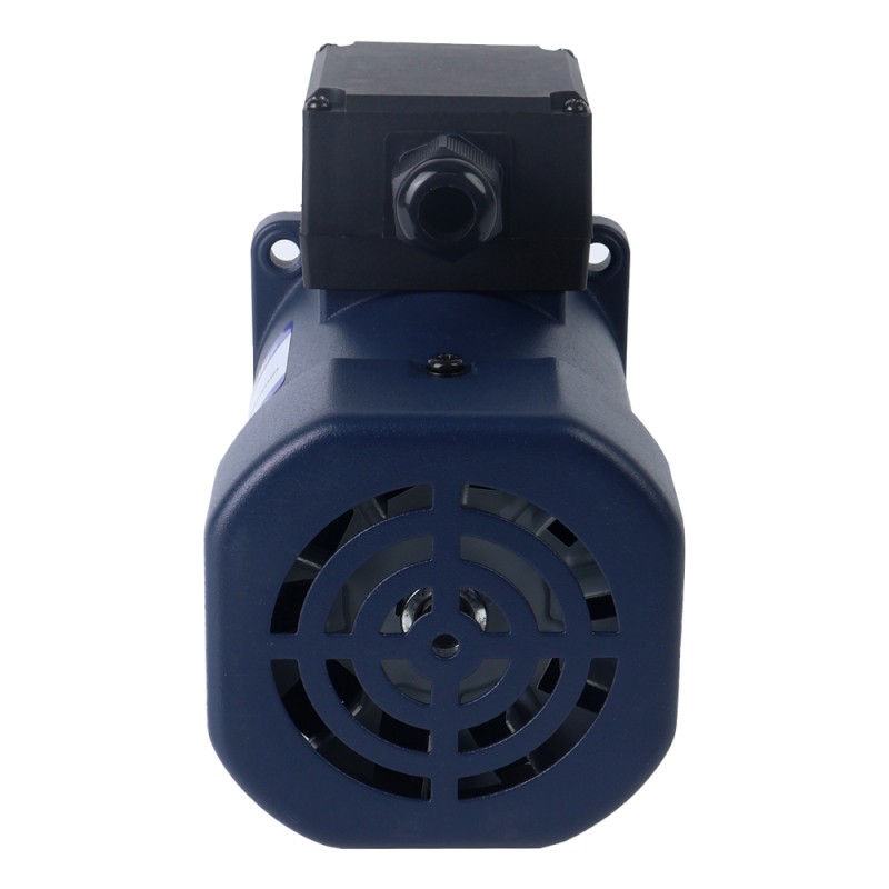 120W 110VAC 60Hz 90RPM 9.30Nm(1316.99oz.in) フランジ 90mm 直角ギアボックス キー溝シャフト 単相 AC 誘導モーター - 5IK120GU-AFT/5GU15RT | StepperOnline