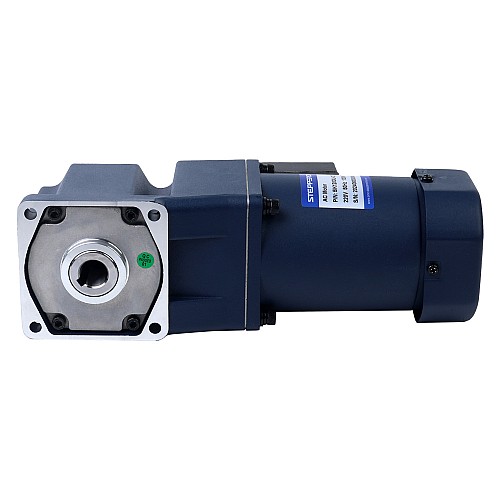 120W 110VAC 60Hz 67.5RPM 12.00Nm(1699.34oz.in) フランジ 90mm ライトアングルギアボックス中空軸単相AC誘導モーター - 5IK120GU-AFT/5GU20RC | StepperOnline