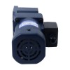 120W 110VAC 60Hz 90RPM 9.30Nm(1316.99oz.in) フランジ 90mm ライトアングルギアボックス中空軸単相AC誘導モーター - 5IK120GU-AFT/5GU15RC | StepperOnline