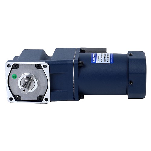 120W 110VAC 60Hz 45RPM 19.00Nm(2690.62oz.in) フランジ 90mm 直角ギアボックス キー溝シャフト 単相 AC 誘導モーター - 5IK120GU-AFT/5GU30RT | StepperOnline