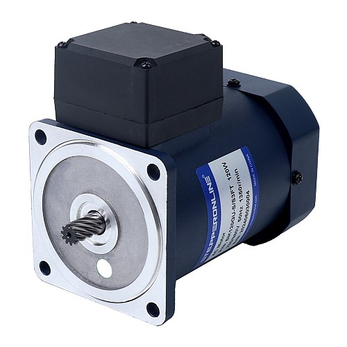 3相 220VAC/380VAC 120W 50/60Hz フランジ 90mm ギア比 5:1 平歯車ボックス AC 誘導モーター