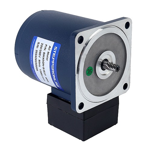 3相 220VAC/380VAC 40W 50/60Hz フランジ 90mm ギア比 30:1 平歯車ボックス AC 誘導モーター