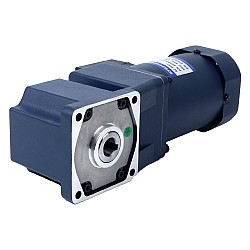 90W 220VAC 50Hz 67.5RPM 9.30Nm(1316.99oz.in) フランジ 90mm ライトアングルギアボックス中空軸単相AC誘導モーター