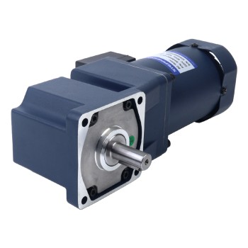 米国倉庫セール - 90W 220VAC/380VAC 50/60Hz 135RPM 4.60Nm(651.41oz.in) フランジ 90mm ライトアングルギアボックス キー溝シャフト 三相AC誘導モーター