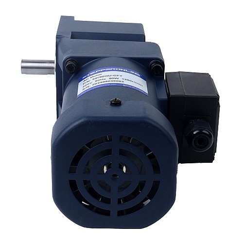 90W 110VAC 60Hz 135RPM 4.60Nm(651.41oz.in) フランジ 90mm 直角ギアボックス キー溝シャフト 単相 AC 誘導モーター - 5IK90GU-AFT/5GU10RT | StepperOnline