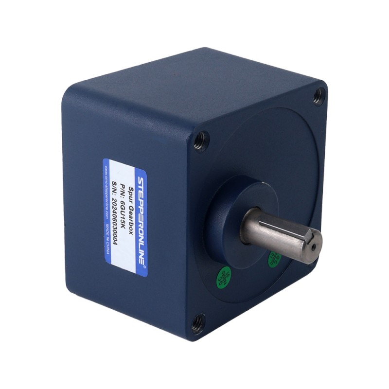 ブラシ付き 24V 250W 8.69Nm(1230.61oz.in) 200RPM 15:1 スパーギアボックス DC ギアモーター付き - F6D250-24GU-30S/6GU15K | StepperOnline