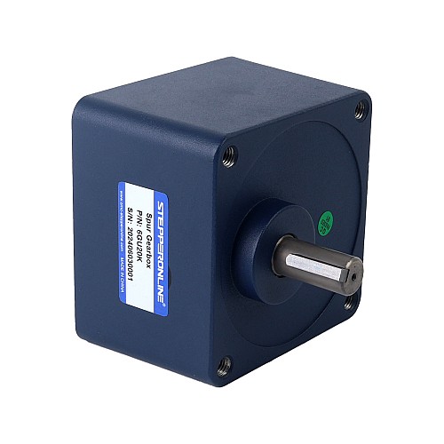 200W 110VAC 60Hz 4.5-77.5RPM 13.91Nm(1969.82oz.in) フランジ 104mm 平歯車ボックス 単相 AC 可変速モーター - 6IK200RGU-AF/6GU20K | StepperOnline